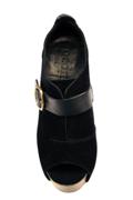 Chick Black Cowhide