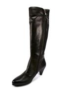 Zip Boots Dark Brown