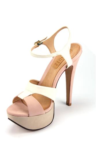 Sandalo Nabuk Pelle Bianco Rosa