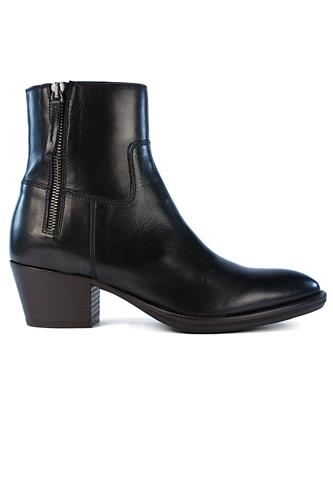 Glove Black Leather Double Zip, TRIVER FLIGHT