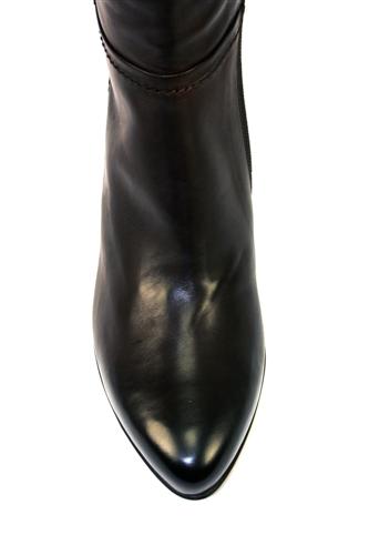 Zip Boots Dark Brown