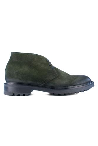 High Derby Wash Forest Aged Suede, CERBERO