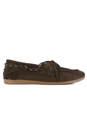 Indian Brown Suede Lace Up, LATIKA