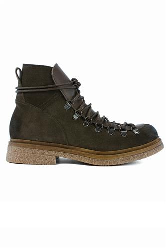 Boot Mountain Lace Loop Brown Suede, LATIKA