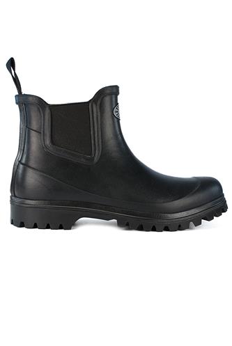 798 Rubber Boots Mid Black Rubber, SUPERGA